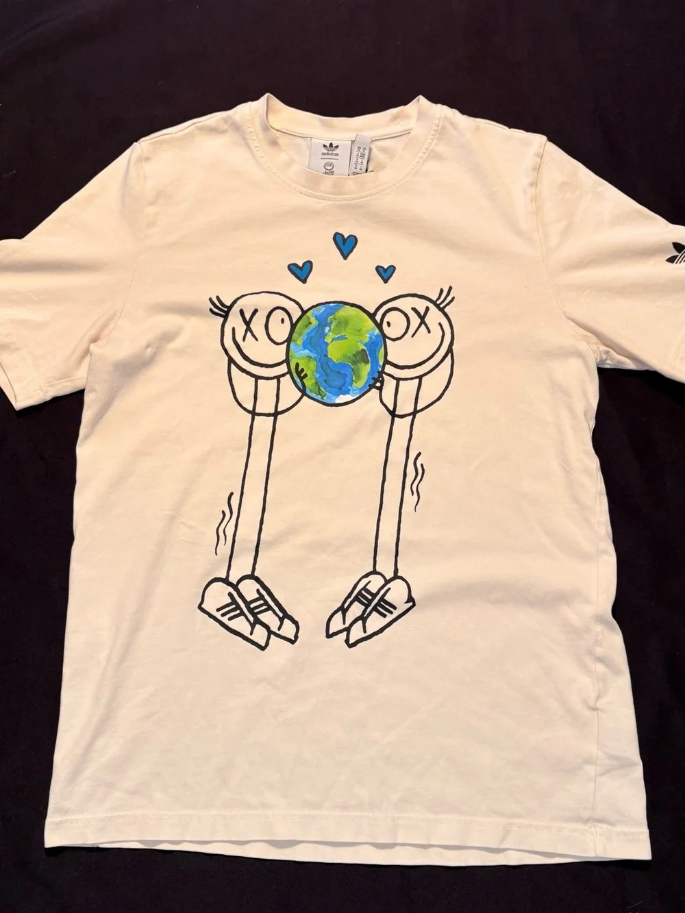 adidas x André Saraiva Cream Graphic Tee